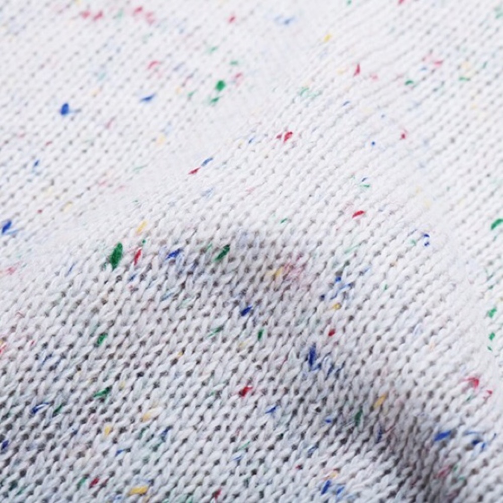 LAST ONE Frayed Confetti Distressed Knit Sweater - Picture 9 of 12